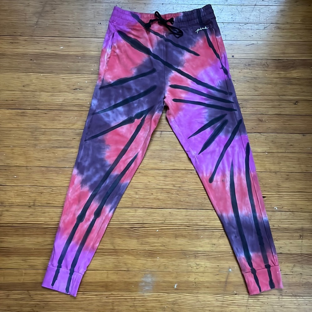 PINK Victoria’s Secret Cotton High Waist Full Length Jogger size Medium